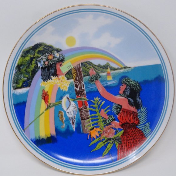 Rare Limited Edition Porcelain Plate Aloha Spirit - Picture 1 of 6